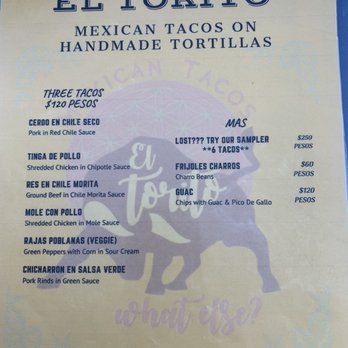 El Torito - Menu 2019 - Wine Bars Near Me - Isla Mujeres, ROO
