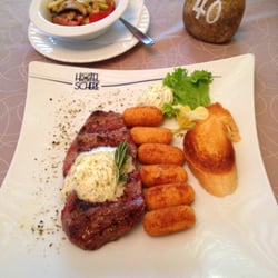 Hotel und Gasthaus zur Schere - Argentinisches Angus- Rindersteak aus dem Roastbeef