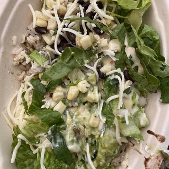 Chipotle Mexican Grill - No veggies for a veggie bowl with extra veggies - Mexican Near Me - Canton, Georgia