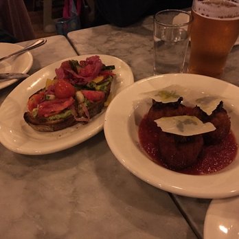 Pizza Barbone - Avocado toast appetizer special and arancini! - Pizza Near Me - Hyannis, Massachusetts