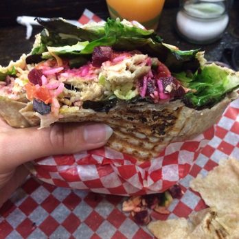 Caveman Cafe - local wild fish burrito. - Organic Stores Near Me - Vancouver, British Columbia Caveman Cafe - local wild fish burrito. - Organic Stores Near Me - Vancouver, British Columbia