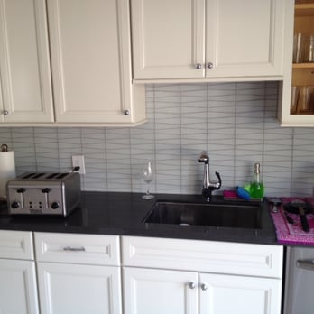 Castle Kitchen And Bath - Beautiful Cesar Stone counter tops via Castle Kitchen & Bath - Kitchen & Bath Near Me - Pacifica, California