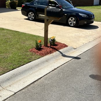 JC Premier Solutions - Planted Flowers around mailbox and pressured washed curbs. - Pressure Washers Near Me - Kennesaw, Georgia JC Premier Solutions - Planted Flowers around mailbox and pressured washed curbs. - Pressure Washers Near Me - Kennesaw, Georgia
