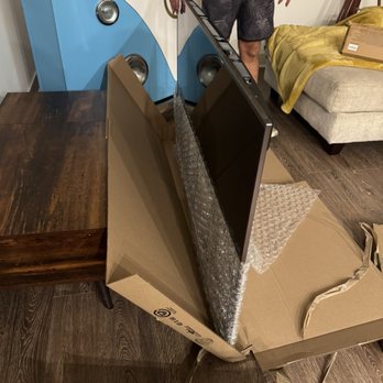 All My Sons Moving & Storage - This is what they claim to be $70 worth of bubble wrap. Total packing material: $285 charge - Movers Near Me - Englewood, Colorado