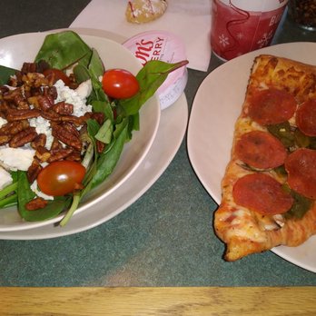 Dion's - Hmmmm. The salad is super small now. Bummer. The slice is great tho. - Pizza Near Me - Albuquerque, New Mexico