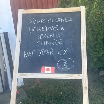 Second Nature Thrift - How can you NOT love a Throft store who has sass like this?? I love it. - Thrift Stores Near Me - Sundridge, Ontario Second Nature Thrift - How can you NOT love a Throft store who has sass like this?? I love it. - Thrift Stores Near Me - Sundridge, Ontario