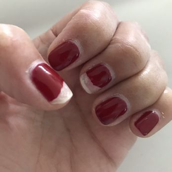 Eden Nails & Spa - Exactly one week after. Gel is peeling off all over. I haven't been to the pool or anything like that. So disappointed - Nail Salons Near Me - Palm Beach Gardens, Florida Eden Nails & Spa - Exactly one week after. Gel is peeling off all over. I haven't been to the pool or anything like that. So disappointed - Nail Salons Near Me - Palm Beach Gardens, Florida