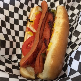 Bob's Giant Burger - Hot dog with no onion - Burgers Near Me - Modesto, California Bob's Giant Burger - Hot dog with no onion - Burgers Near Me - Modesto, California