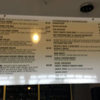 Fatboy's - Da wall menu......... - Burgers Near Me - Kailua, Hawaii