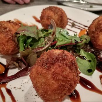 Tri Valley Bistro - ARANCINI $12 Fried risotto balls stuffed with mozzarella & feta cheese, sundried tomato, balsamic reduction - Breakfast & Brunch Near Me - Pleasanton, California Tri Valley Bistro - ARANCINI $12 Fried risotto balls stuffed with mozzarella & feta cheese, sundried tomato, balsamic reduction - Breakfast & Brunch Near Me - Pleasanton, California