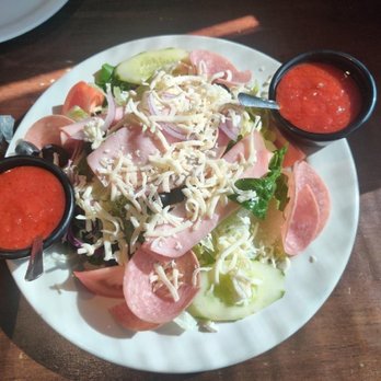 Vito's Pizza & Grill - Antipasto Salad with house dressing - Pizza Near Me - Irving, Texas Vito's Pizza & Grill - Antipasto Salad with house dressing - Pizza Near Me - Irving, Texas