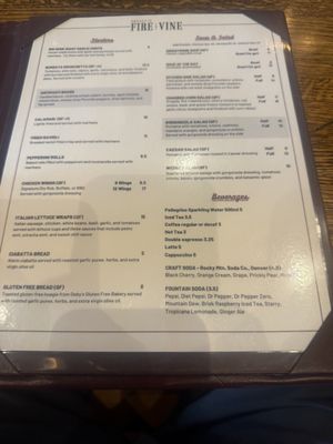 Menu photo 1 Abrusci's Fire & Vine Lakewood, CO