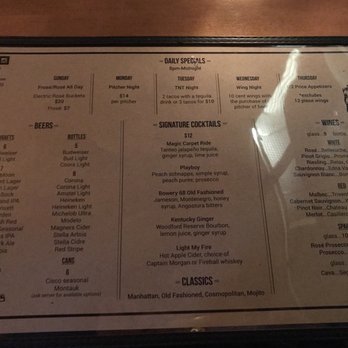 Phebe's - Can't believe I am the first to post a photo of the drinks and daily specials menu! - American Near Me - New York, New York Phebe's - Can't believe I am the first to post a photo of the drinks and daily specials menu! - American Near Me - New York, New York