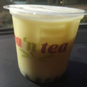 Tea 'n Tea - Jasmine green milk tea with half sweetness level - Coffee & Tea Near Me - Northridge, California Tea 'n Tea - Jasmine green milk tea with half sweetness level - Coffee & Tea Near Me - Northridge, California