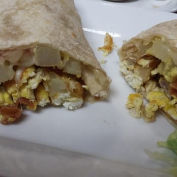 Mi Lindo Apatzingan - Bacon Breakfast Burrito was so good!! A must try!! - Mexican Near Me - Riverside, California