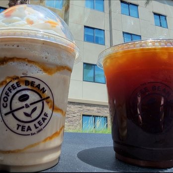 The Coffee Bean & Tea Leaf - Taken 2 weeks ago. Mine is the one on the right (ice americano). I'm into hardcore coffee over the fancy stuff. - Coffee & Tea Near Me - Moreno Valley, California The Coffee Bean & Tea Leaf - Taken 2 weeks ago. Mine is the one on the right (ice americano). I'm into hardcore coffee over the fancy stuff. - Coffee & Tea Near Me - Moreno Valley, California
