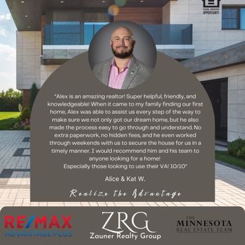 Zauner Realty Group - another happy family - Real Estate Agents Near Me - Blaine, Minnesota
