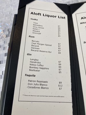 Menu photo 2 W XYZ Bar Sunnyvale, CA Menu photo 2 W XYZ Bar Sunnyvale, CA