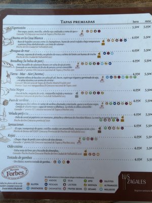 Menu photo 1 Restaurante Los Zagales Valladolid, VA Menu photo 1 Restaurante Los Zagales Valladolid, VA