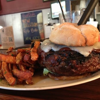 Annabel Lee Tavern - The 17oz MegaBurger with sweet potato fries! - Pubs Near Me - Baltimore, Maryland