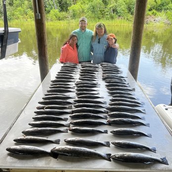 Salty Dog Charters - Speckled trout haul - Fishing Near Me - New Orleans, Louisiana Salty Dog Charters - Speckled trout haul - Fishing Near Me - New Orleans, Louisiana