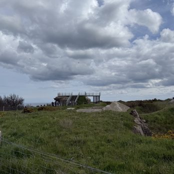 Pointe du Hoc - Craters and remnants of a German bunker. - Landmarks & Historical Buildings Near Me