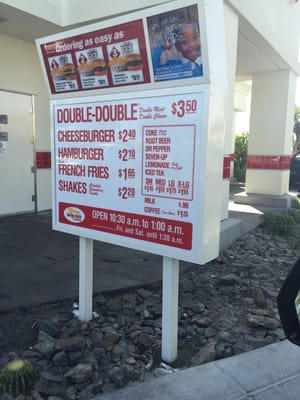 Menu photo 4 In-N-Out Burger Phoenix, AZ