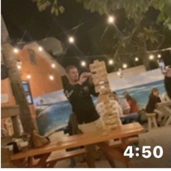 The Hoffmann - Who doesn't love Jenga on steroids! Band playing in the background, my toes in the sand and a beer in my hand! - German Near Me - Jensen Beach, Florida