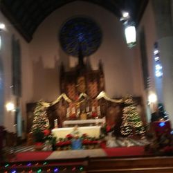 Saint Gabriel Catholic Church - St. Gabriel's altar during the Christmas season1