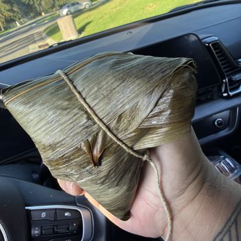 Medan Kitchen - Sticky rice with stewed meat steamed in bamboo leaves. Huge! - Indonesian Near Me - Rosemead, California Medan Kitchen - Sticky rice with stewed meat steamed in bamboo leaves. Huge! - Indonesian Near Me - Rosemead, California