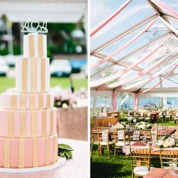 WOW Event Design & Coordination - Clear tents are always breathtaking. With many twinkle lights and fabric drapery, this lakeside whimsical wedding is all you could ask for!