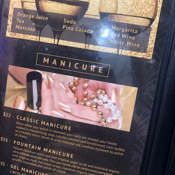 Fountain Nail Bar - Menu - Nail Salons Near Me - El Paso, Texas