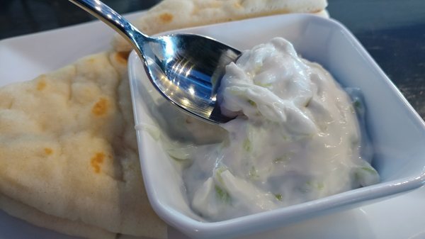 Photo of Euphoria XIX Grill - San Diego, CA, US. Yogurt Sauce