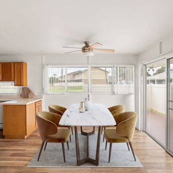 Kapilina Beach Homes - Dining room area with open kitchen. - Apartments Near Me - Ewa Beach, Hawaii Kapilina Beach Homes - Dining room area with open kitchen. - Apartments Near Me - Ewa Beach, Hawaii