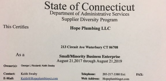 Slide of Hope Plumbing