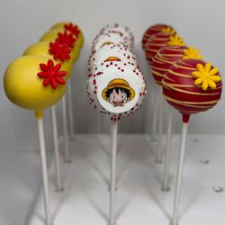 The Little Cakes - #2025 #glutenfree #cakepops #onepiece #luffy #milpitas #bayarea