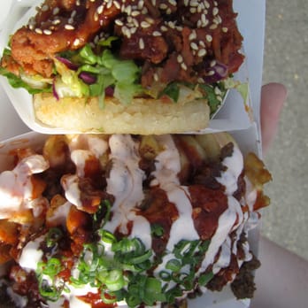 KoJa Kitchen - 3/29 combo-chicken w/ pineapple Koja & kamikaze fries - Asian Fusion Near Me - Berkeley, California