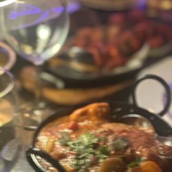 The Purple Pakora - Chicken curry