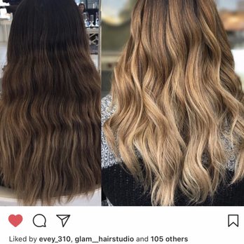 Glam Hair Studio - Second session going more blonde! Absolutely love it! - Hair Salons Near Me - San Pedro, California