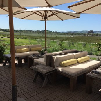 Scribe Winery - Patio with cozy seating & umbrellas. - Wineries Near Me - Sonoma, California Scribe Winery - Patio with cozy seating & umbrellas. - Wineries Near Me - Sonoma, California