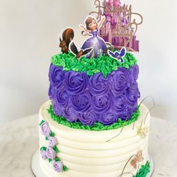Alexa Marie’s Gluten Free Sweets on Streets - Princess Sofia Custom Gluten Free Vanilla Cake