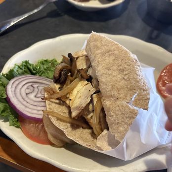 Deli King - Stuffed Pita Grilled Chicken w Mushrooms and Onions - Delis Near Me - Clark, New Jersey Deli King - Stuffed Pita Grilled Chicken w Mushrooms and Onions - Delis Near Me - Clark, New Jersey