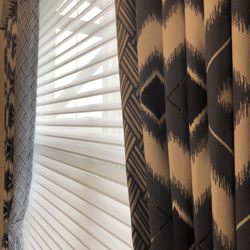 Many Curtains & Blinds - Curtain & triple sheer shade