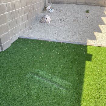 Altra Cool Deck - Damage to my artificial grass caused by work crew leaving a piece of equipment that melted the grass - Masonry/Concrete Near Me - Queen Creek, Arizona