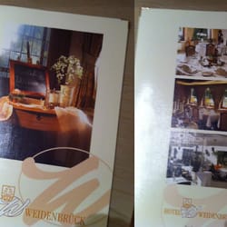 Hotel Weidenbrück - Info-Karte auf dem Zimmer ... man beachte die Fotos :)