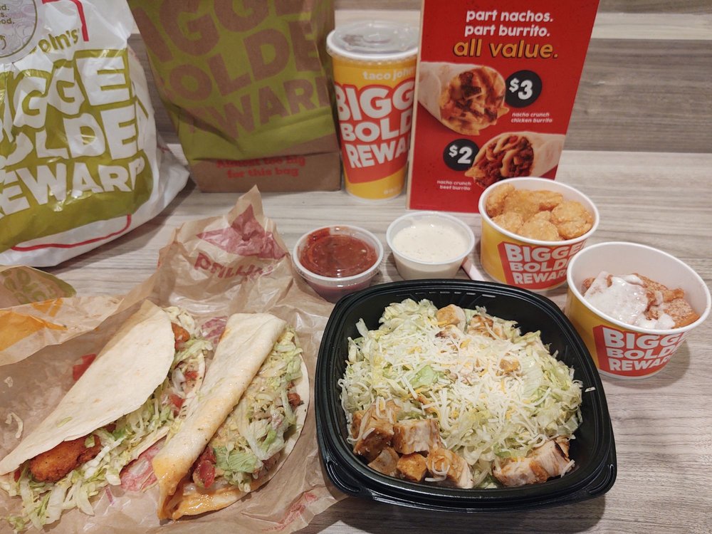 TACO JOHN’S Updated July 2024 50 S Broadway, Lawrence