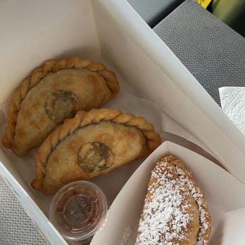 Empanada Lady Jax - Beef empanada and the Guava and cheese special. - Food Trucks Near Me - Jacksonville, Florida Empanada Lady Jax - Beef empanada and the Guava and cheese special. - Food Trucks Near Me - Jacksonville, Florida