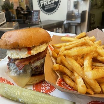 The Iron Press - Hangover Burger - Beer Bar Near Me - Anaheim, California The Iron Press - Hangover Burger - Beer Bar Near Me - Anaheim, California