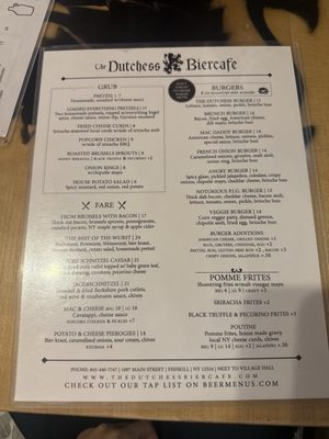Menu photo 2 The Dutchess Biercafe Fishkill, NY