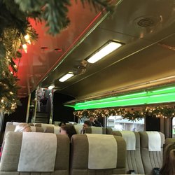 Polar Express Train Ride - Comfy seats that recline too!